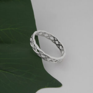Celtic Knot Eternity Band Ring