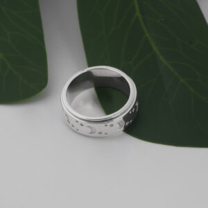 Moon Star Celtic Stress Rings