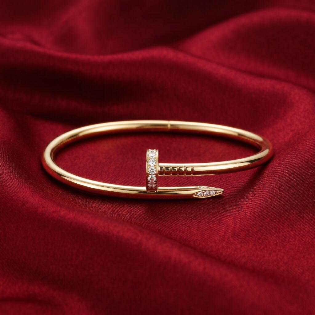 Cartier's, Juste un Clou Bracelet, Classic Model, Gold Filled
