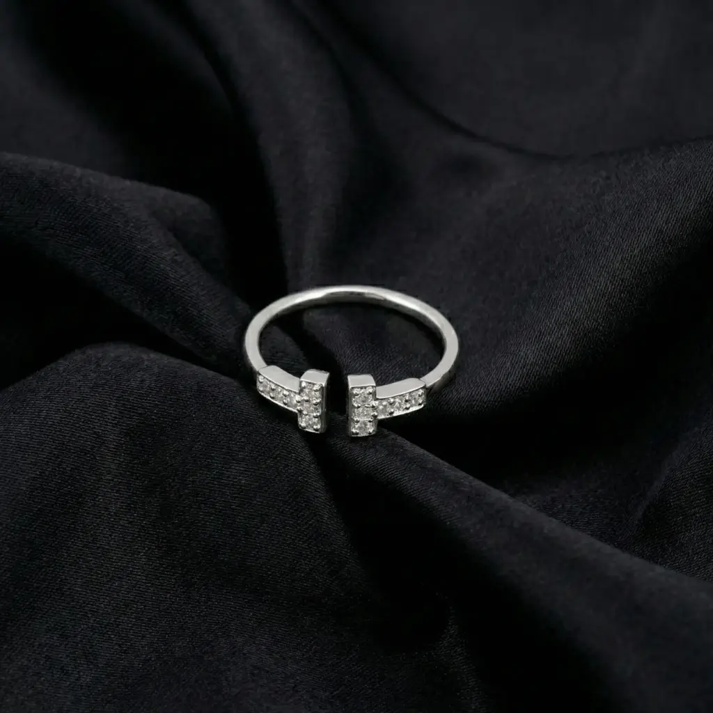 Tiffany T Stone Wire Ring
