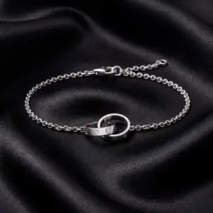 Cartier LOVE bracelet, on chain