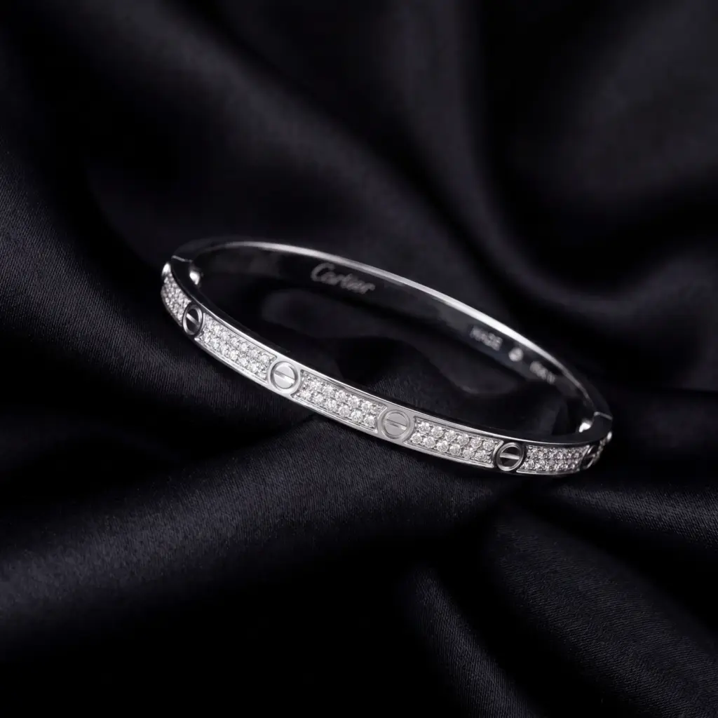 Cartier LOVE bracelet, small model, paved