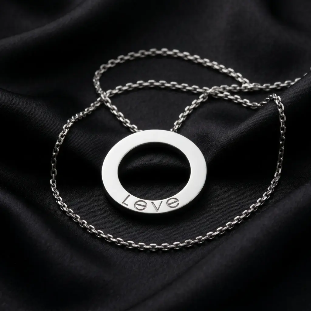 Cartier, LOVE paved Necklace