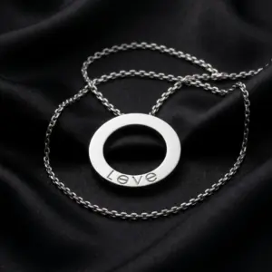 Cartier, LOVE paved Necklace