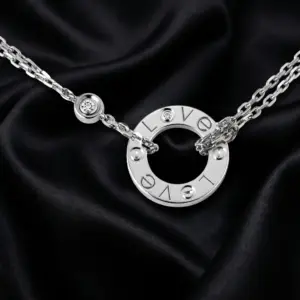 Cartier, LOVE, 2 stones Necklace