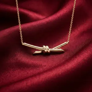 Tiffany Knot Necklace Gold Filled